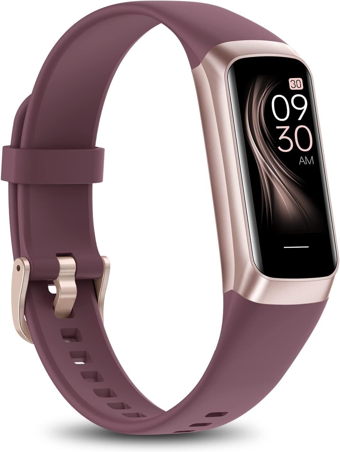 Fitness Tracker with 24/7 Heart Rate Blood Oxygen Sleep Monitor,Activity Tracker with 1.1" AMOLED Touch Color Screen, Multiple Sport Modes Step Counter,IP68 Waterproof for Women Men