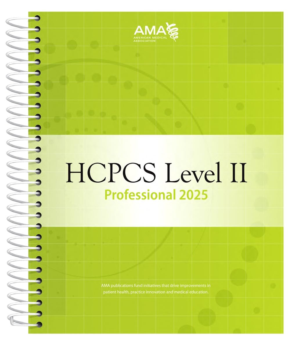 HCPCS 2025 Level II Professional Edition (HCPCS Level II (American Medical Assn))